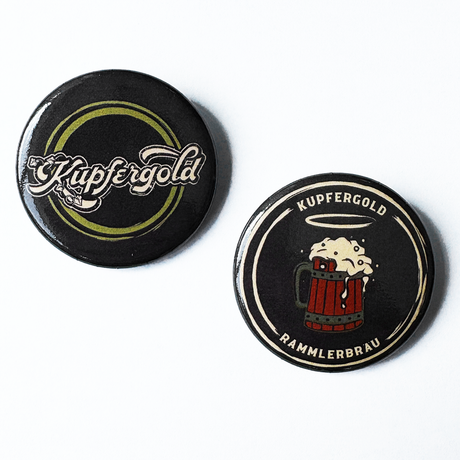 Kupfergold - Rammlerbräu/Kupfergold - Button-Set - Redfield Records