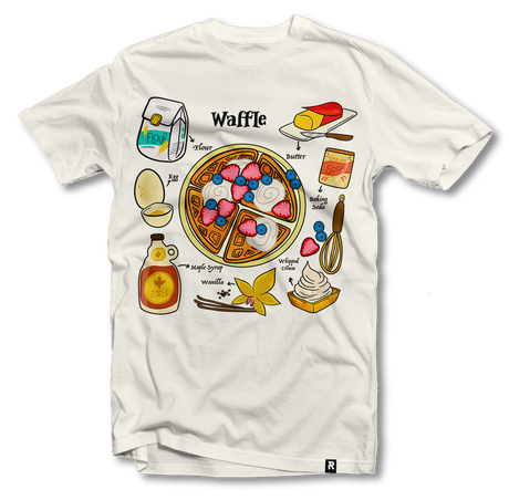 T-Shirt - Waffle Recipe - Redfield Records