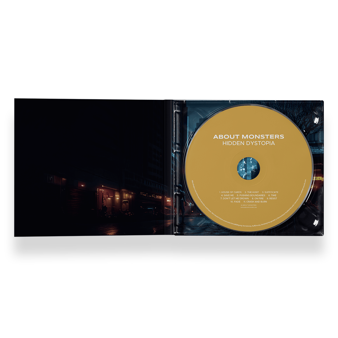 About Monsters - Hidden Dystopia - CD (2025) - Redfield Records
