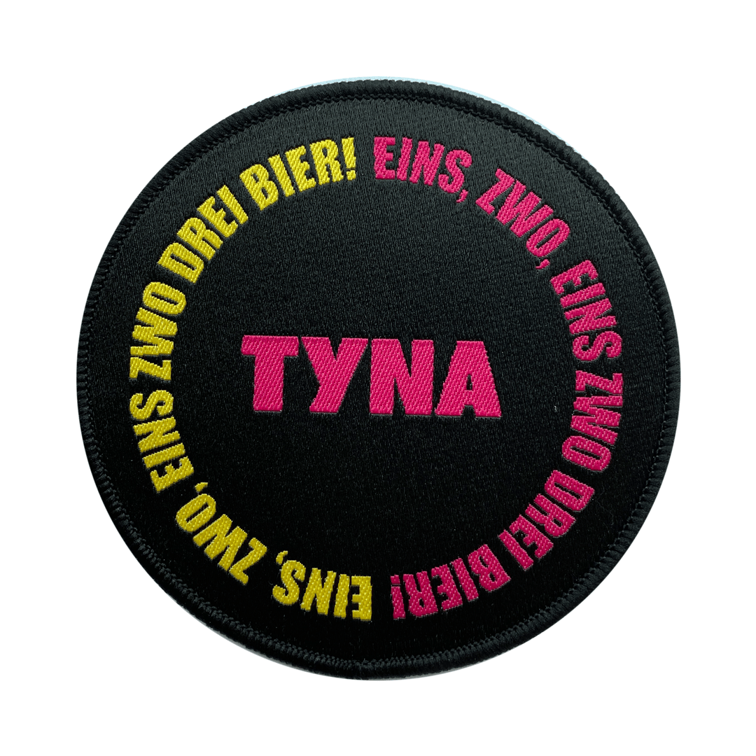 TYNA - 1,2,3 Bier - Patch - Redfield Records