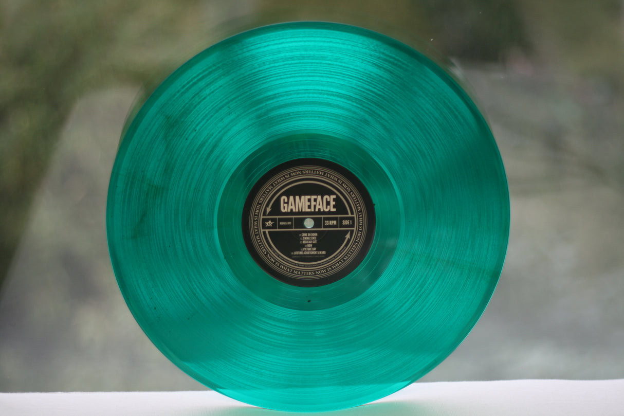 Gameface - Now Is What Matters Now - Clear Green Vinyl LP (2014) - Redfield Records