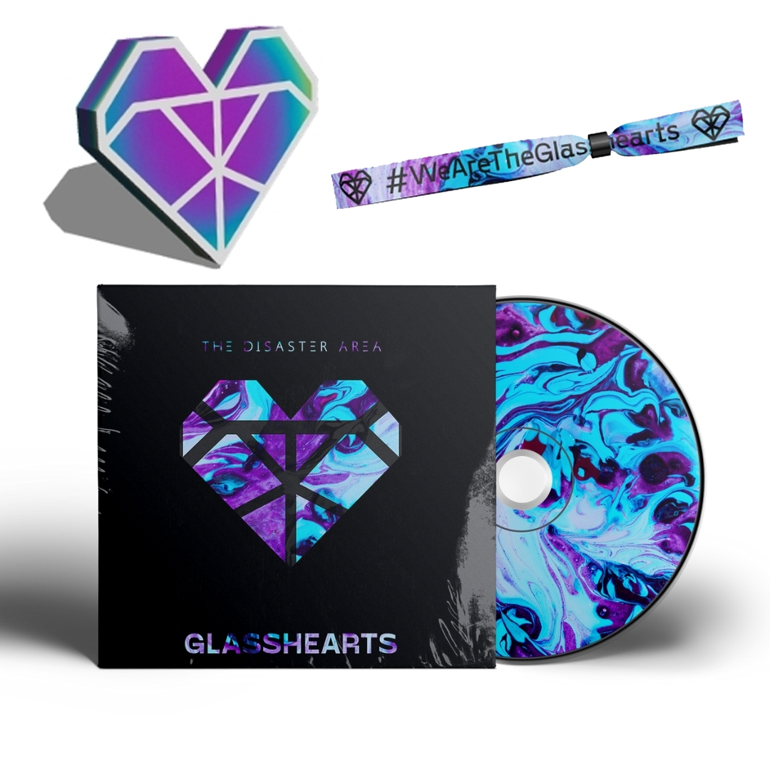 The Disaster Area - Glasshearts - Limited CD + Bonus (2021) - Redfield Records