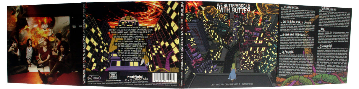 We Butter The Bread With Butter - Der Tag an dem die Welt unterging - CD (2010) - Redfield Records