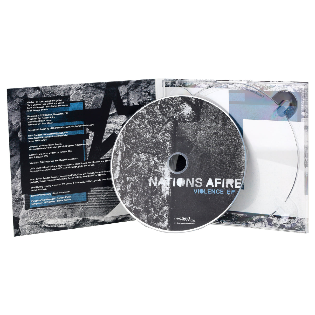 Nations Afire - Violence EP - CD (2018) - Redfield Records