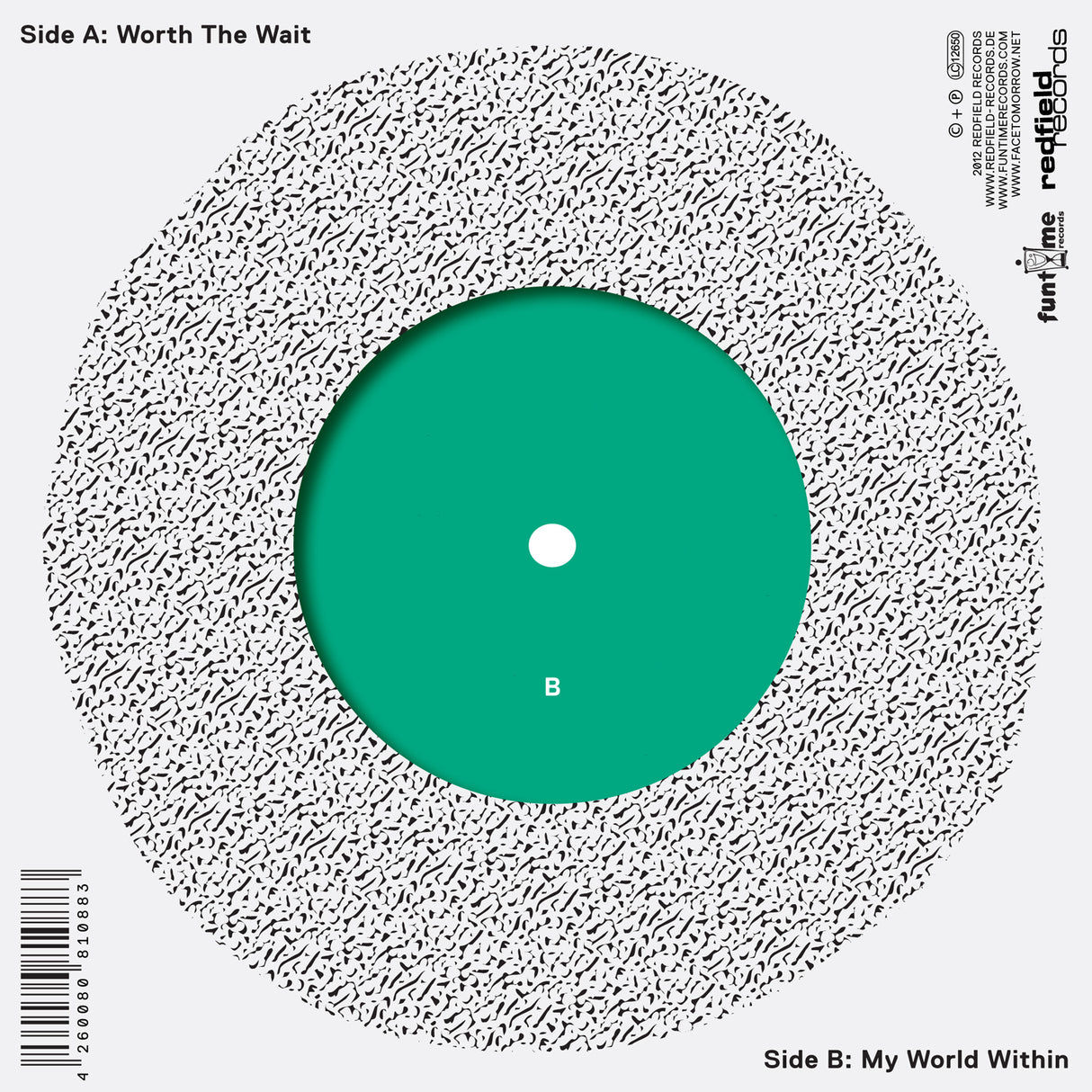 Face Tomorrow - Worth The Wait / My World Within 7" - Vinyl LP (2012) - Redfield Records