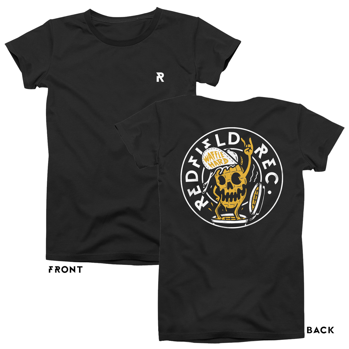 T-Shirt - Waffle Hard - Redfield Records