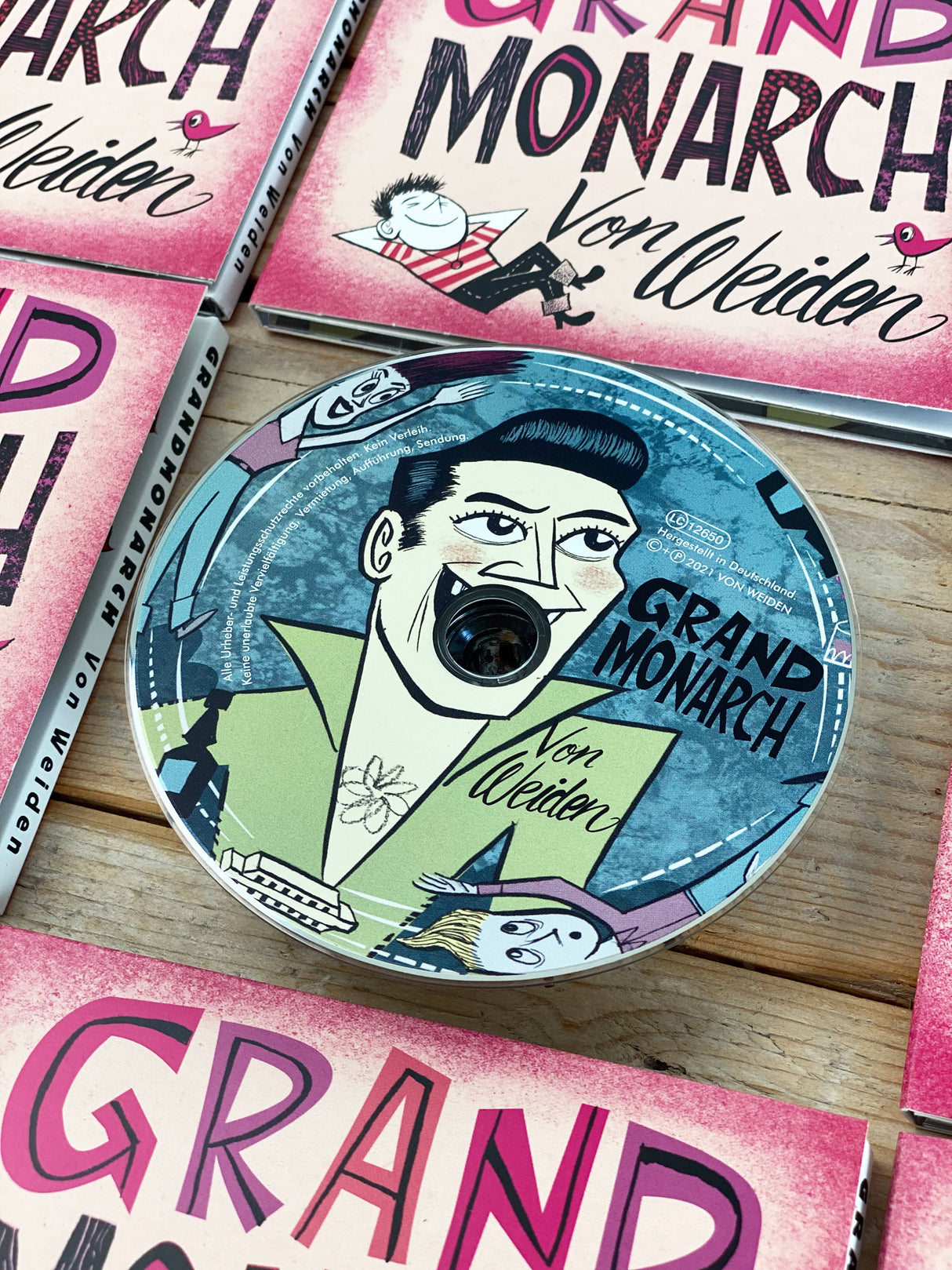 Von Weiden - Grandmonarch - CD & Buch (2021) - Redfield Records