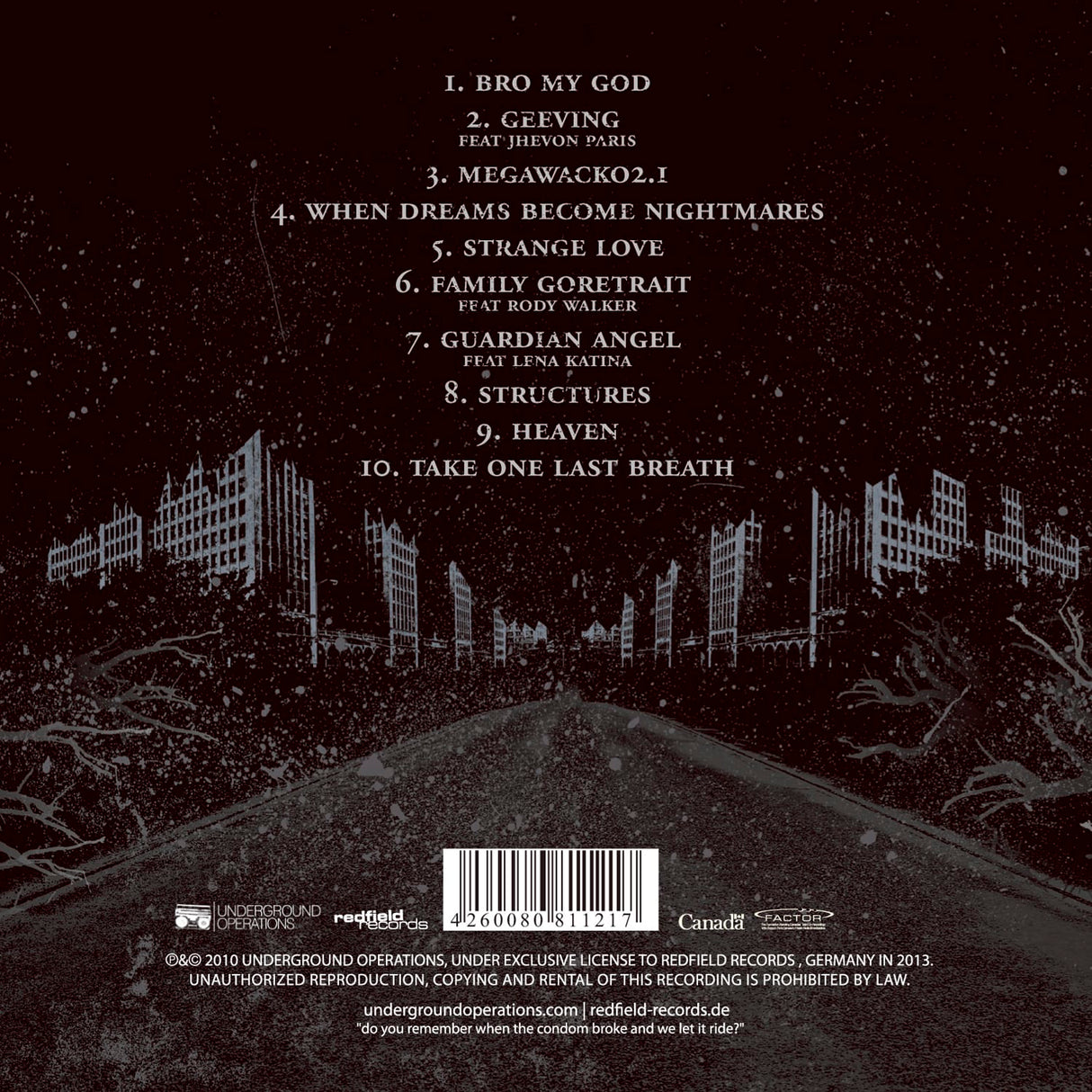 Abandon All Ships - Geeving - CD (2013) - Redfield Records