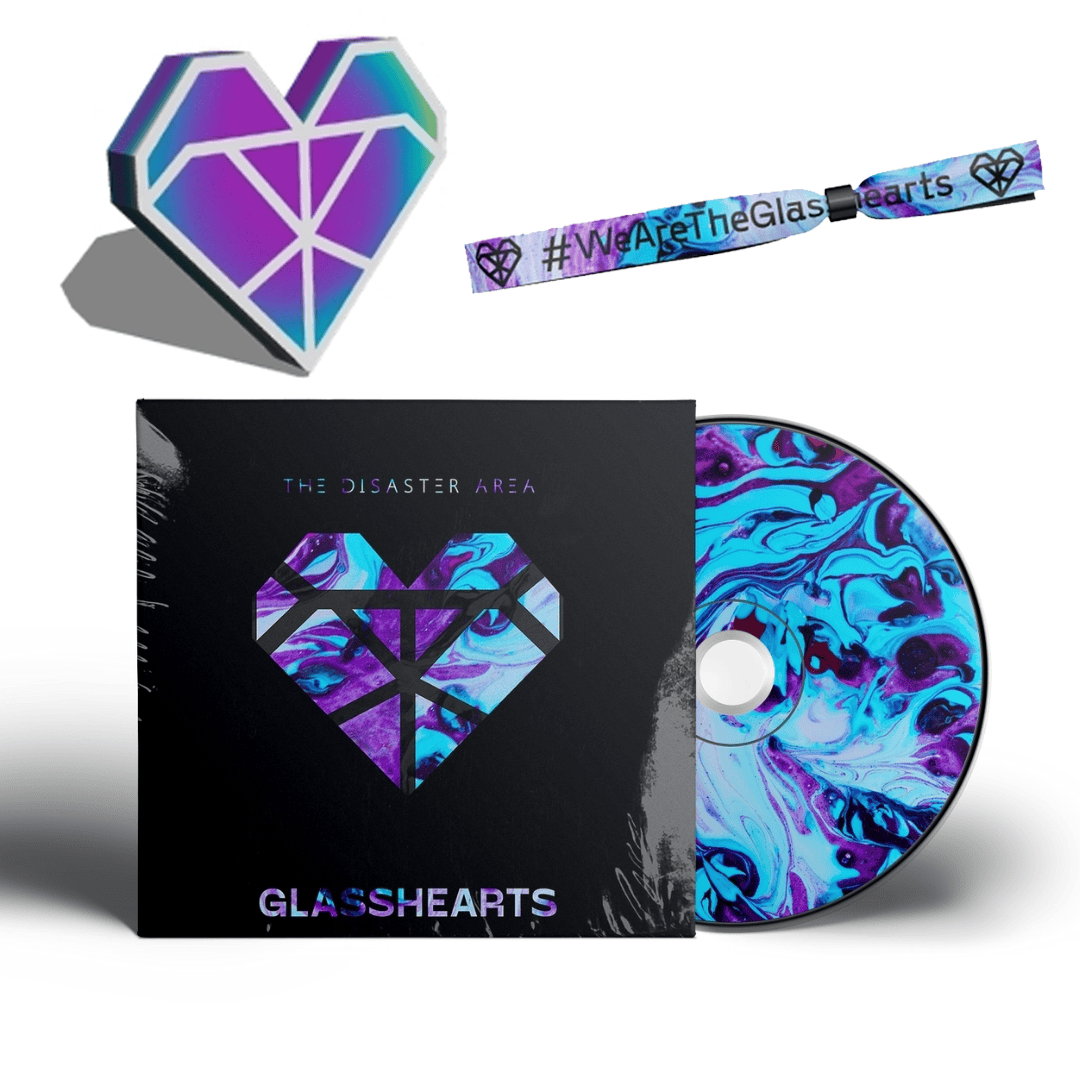 The Disaster Area - Glasshearts - Limited CD + Bonus (2021) - Redfield Records