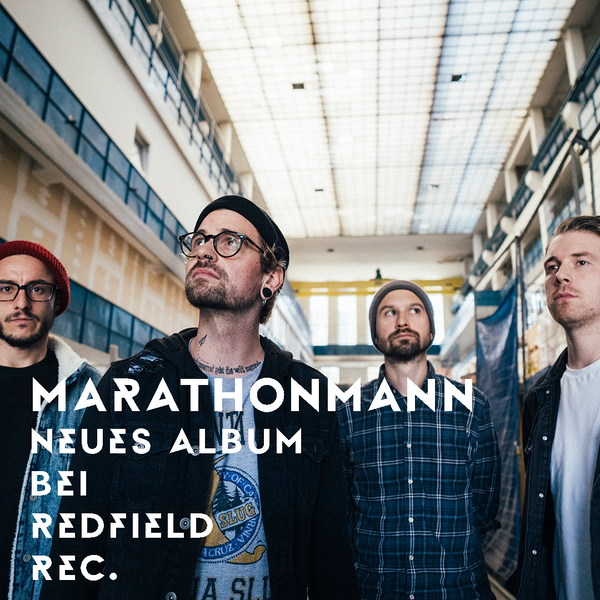 MARATHONMANN unterschreiben bei Redfield Records