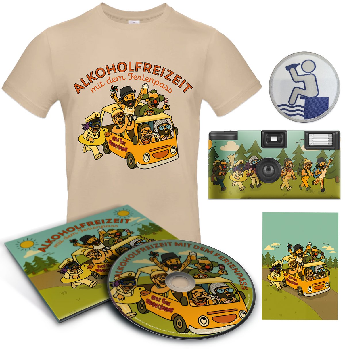 Frog Bog Dosenband - Alkoholfreizeit mit dem Ferienpass - ALKOHOLFREIZEIT BUNDLE