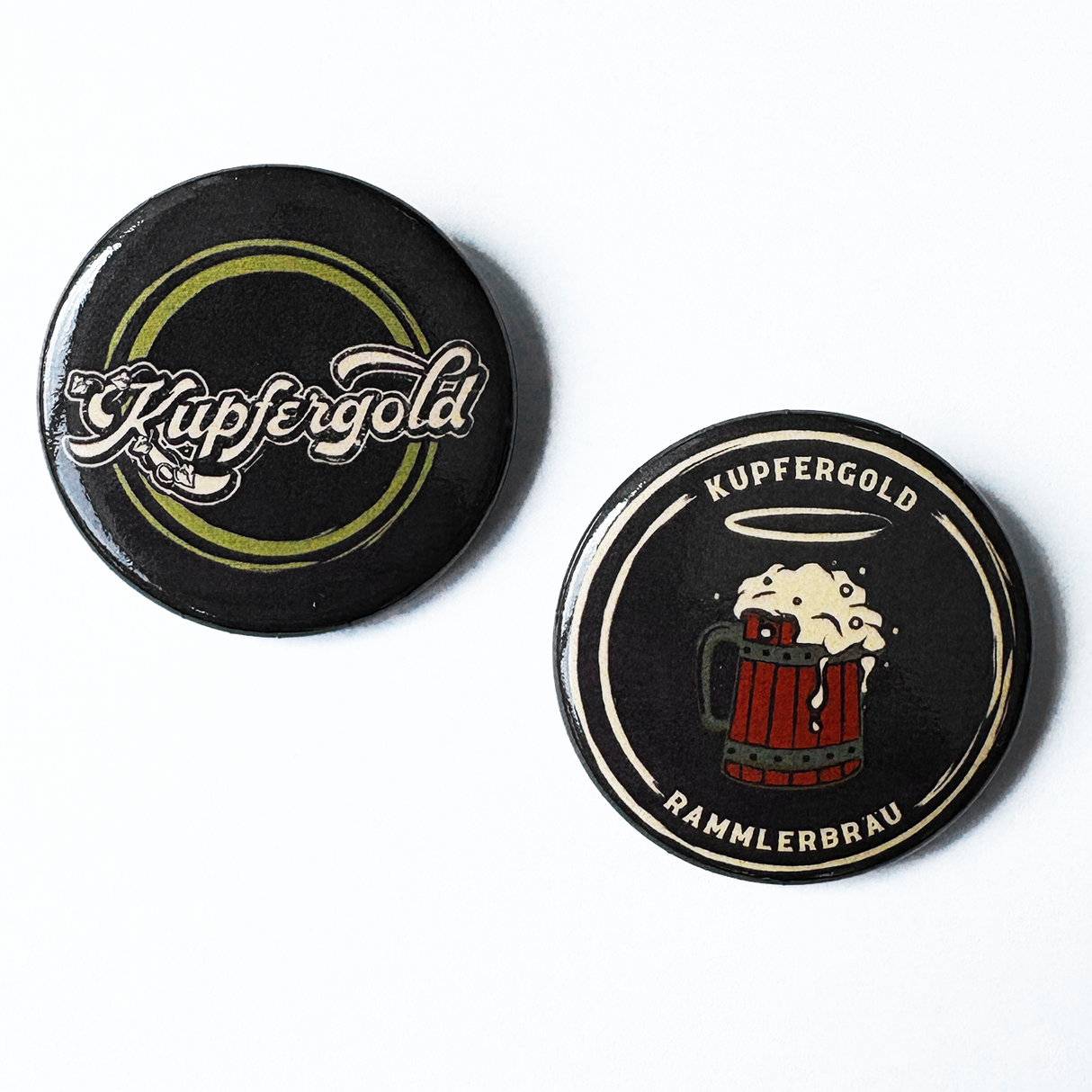 Kupfergold - Rammlerbräu/Kupfergold - Button-Set - Redfield Records