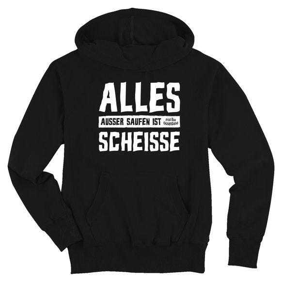 Frog Bog Dosenband - Alles außer Saufen ist Scheiße - Hoodie - Redfield Records