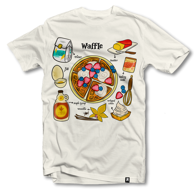 T-Shirt - Waffle Recipe - Redfield Records