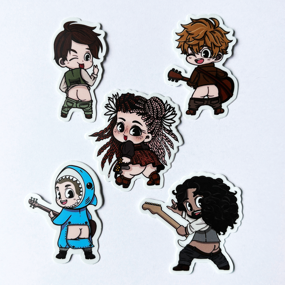 Kupfergold - Arsch - Sticker-Set - Redfield Records