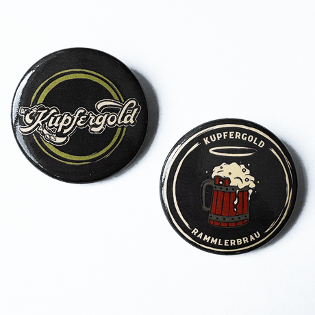 Kupfergold - Rammlerbräu/Kupfergold - Button-Set - Redfield Records