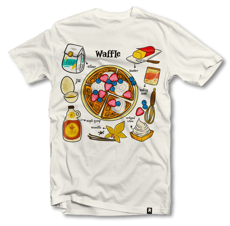 T-Shirt - Waffle Recipe - Redfield Records