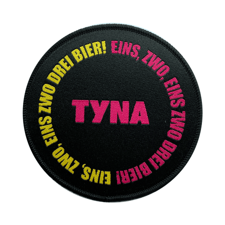 TYNA - 1,2,3 Bier - Patch - Redfield Records