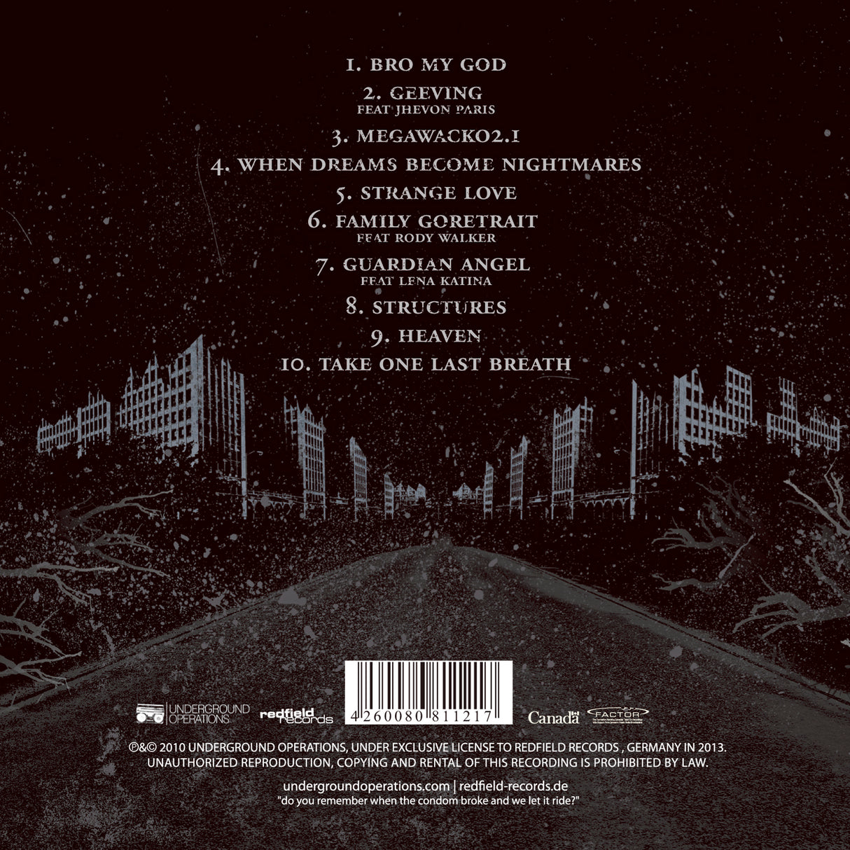 Abandon All Ships - Geeving - CD (2013) - Redfield Records