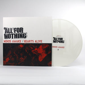 All For Nothing - Minds Awake / Hearts Alive - White Vinyl LP (2017) - Redfield Records