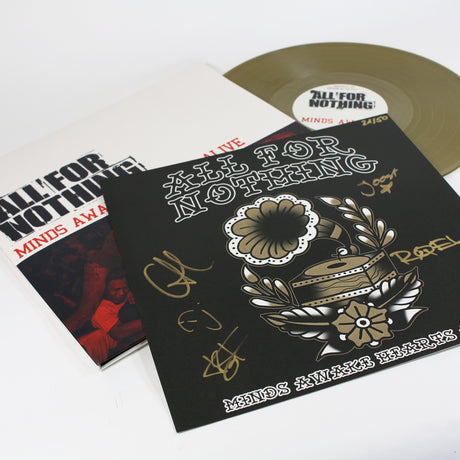 All For Nothing - Minds Awake / Hearts Alive - Vinyl Gold LP (2017) - Redfield Records