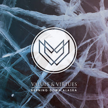 Burning Down Alaska - Values & Virtues - Blue 10'' Vinyl LP (2015) - Redfield Records
