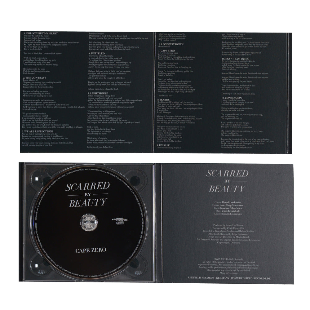 Scarred By Beauty - Cape Zero - CD (2013) - Redfield Records