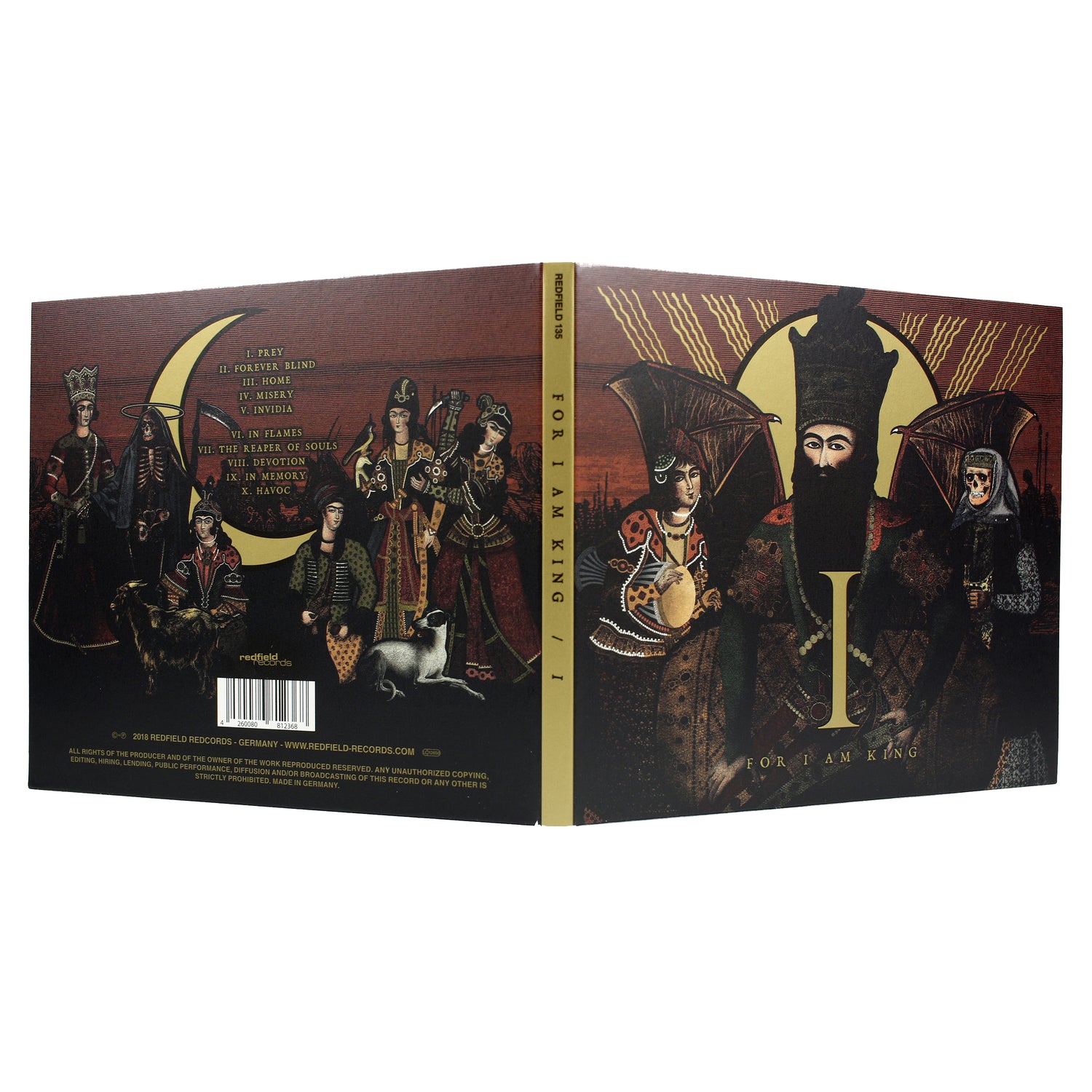 For I Am King - I - CD (2018) - Redfield Records