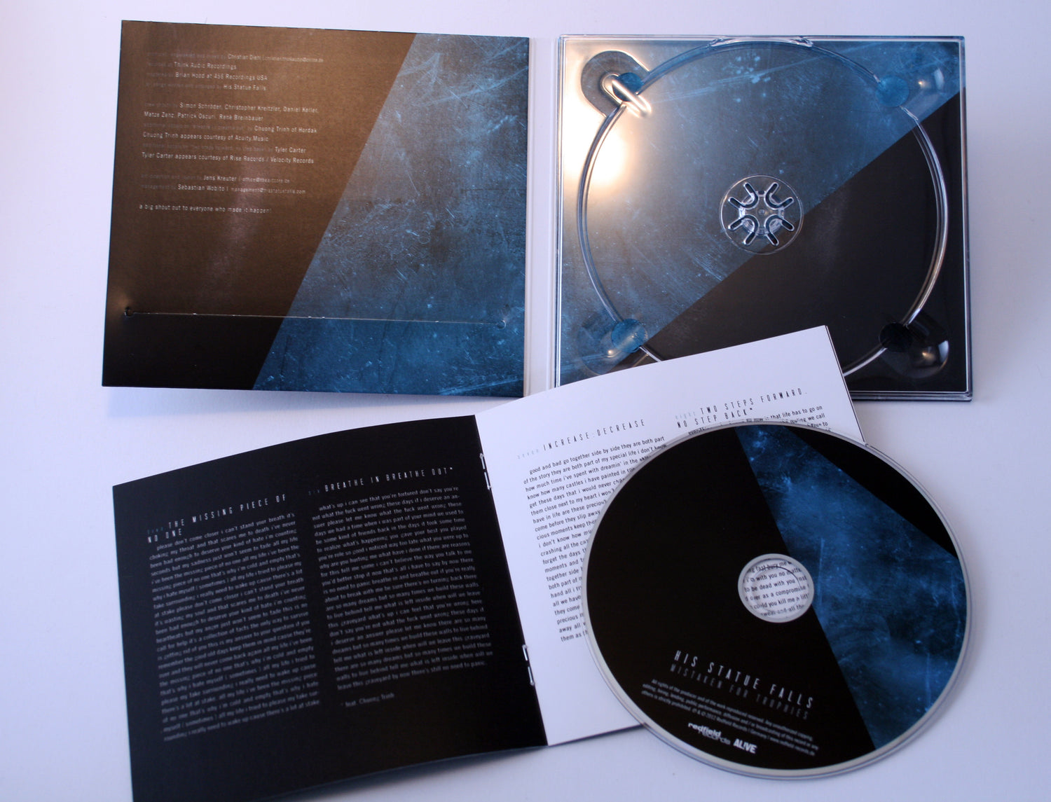 His Statue Falls - Mistaken For Trophies - CD  (2012) - Redfield Records