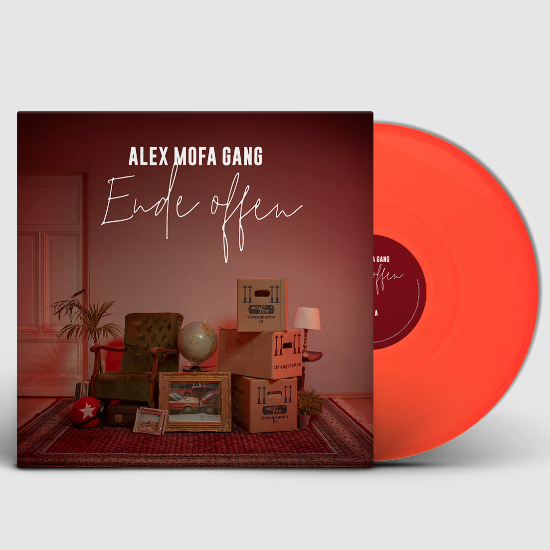 Alex Mofa Gang - Ende offen - Vinyl LP (Neonorange / 2020) - Redfield Records