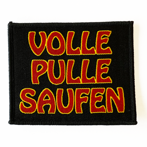 Frog Bog Dosenband - Volle Pulle Saufen - Patch - Redfield Records