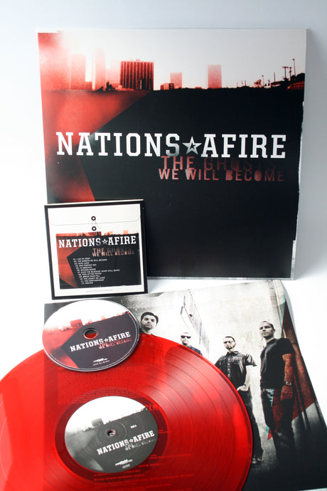 Nations Afire - The Ghosts We Will Become - Red Vinyl LP (2012) - Redfield Records