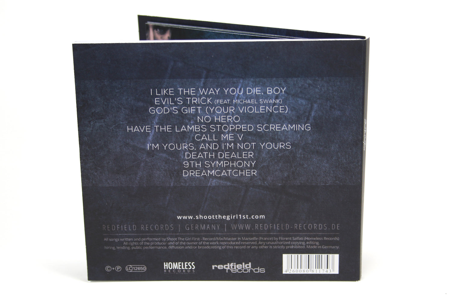 Shoot The Girl First - I Confess - CD (2016) - Redfield Records