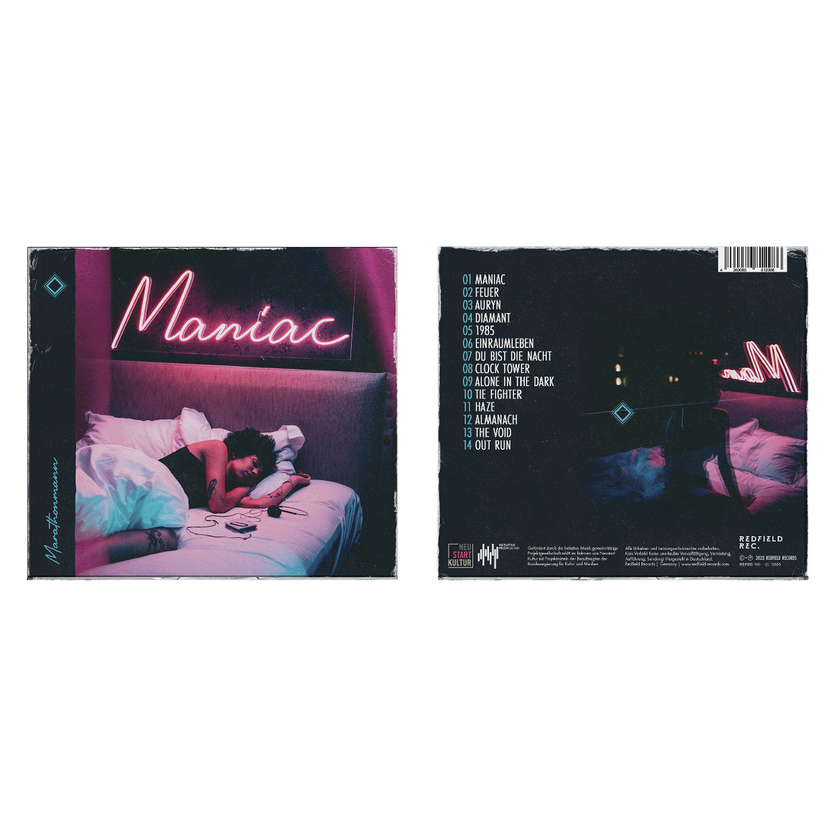 Marathonmann - Maniac - CD (2023) - Redfield Records