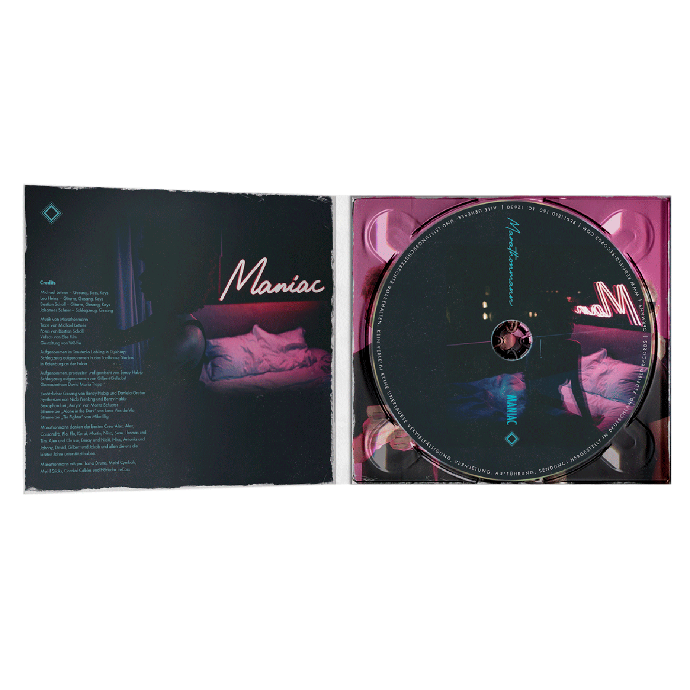 Marathonmann - Maniac - CD (2023) - Redfield Records