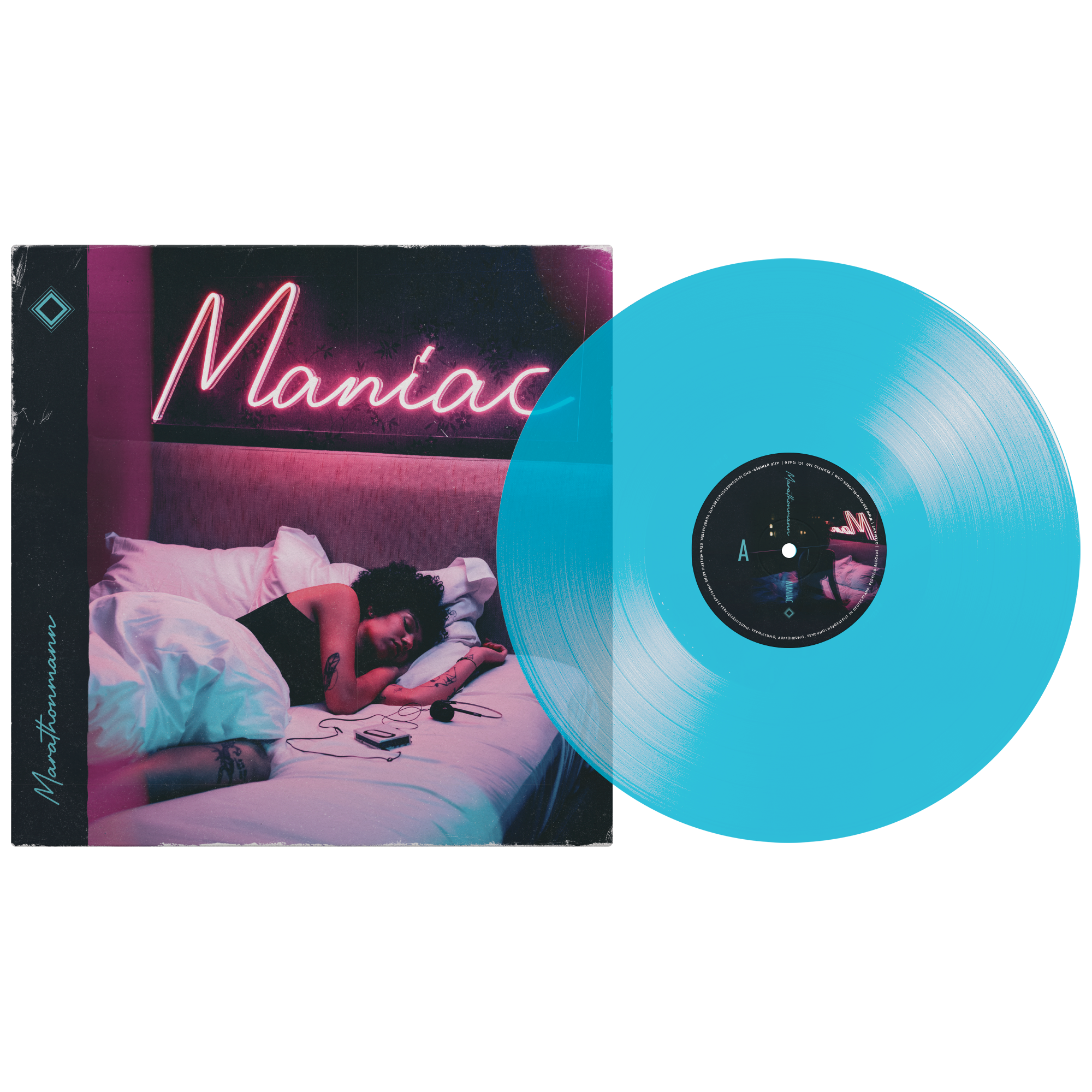 Marathonmann - Maniac - Vinyl LP (Curacao Edition / 2023) - Redfield Records