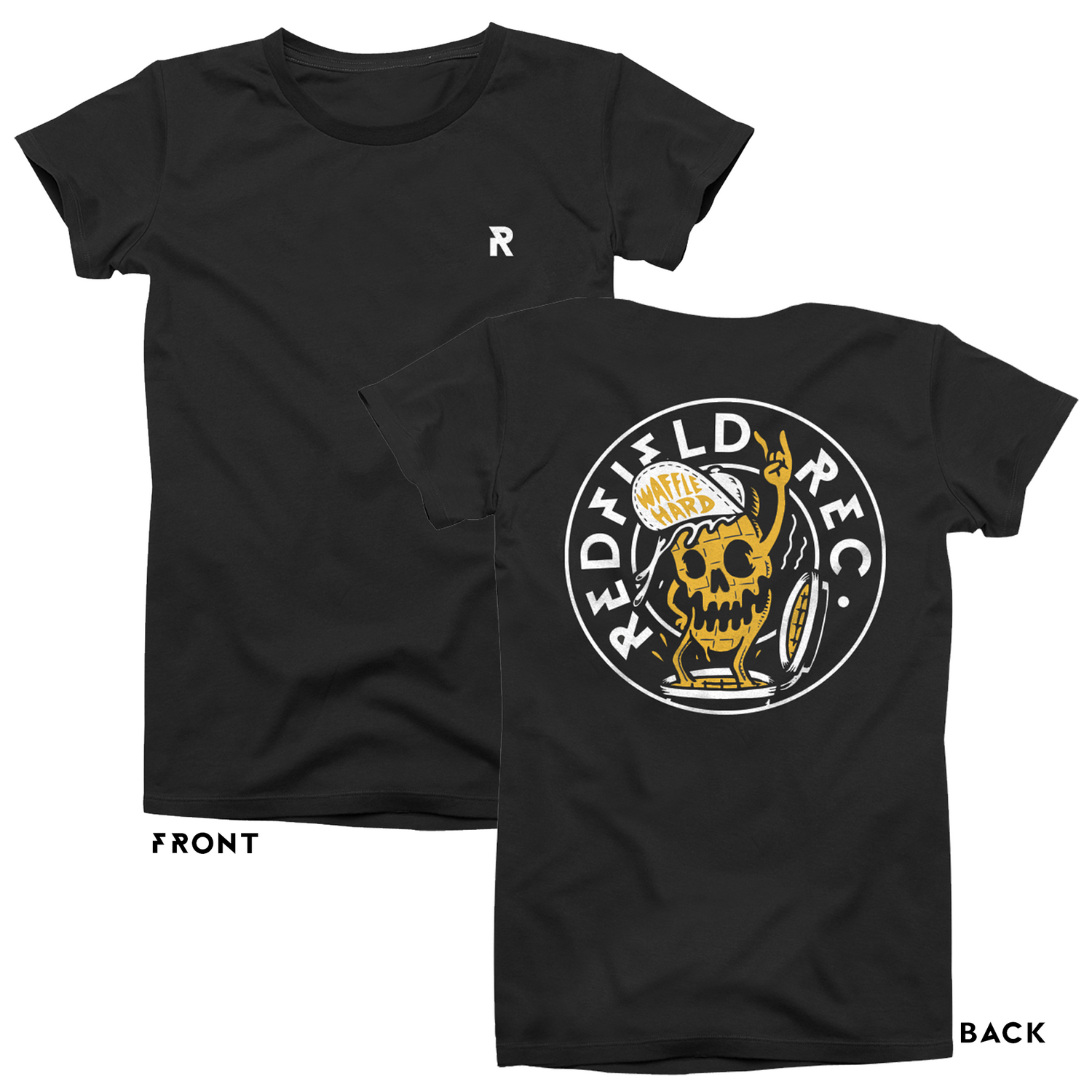 T-Shirt - Waffle Hard - Redfield Records