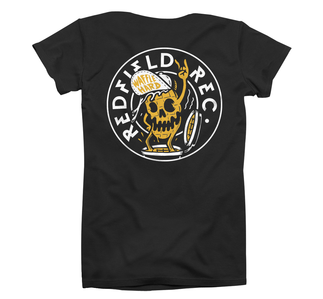 T-Shirt - Waffle Hard - Redfield Records