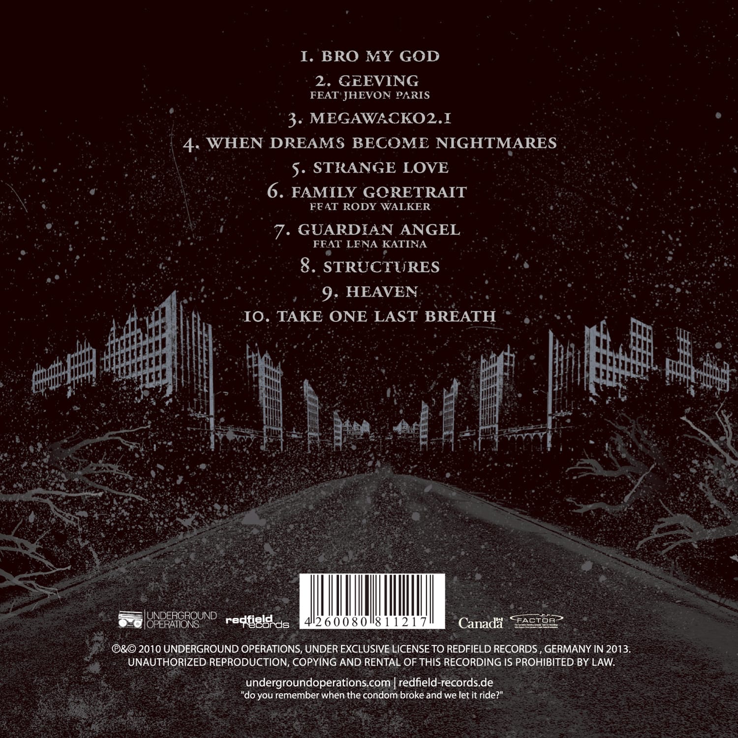 Abandon All Ships - Geeving - CD (2013) - Redfield Records
