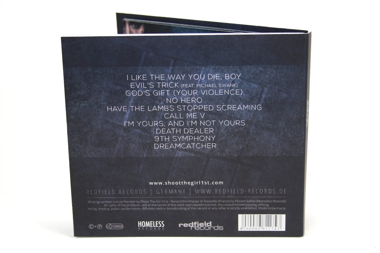 Shoot The Girl First - I Confess - CD (2016) - Redfield Records