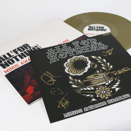 All For Nothing - Minds Awake / Hearts Alive - Vinyl Gold LP (2017) - Redfield Records