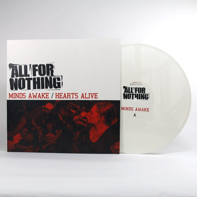 All For Nothing - Minds Awake / Hearts Alive - White Vinyl LP (2017) - Redfield Records
