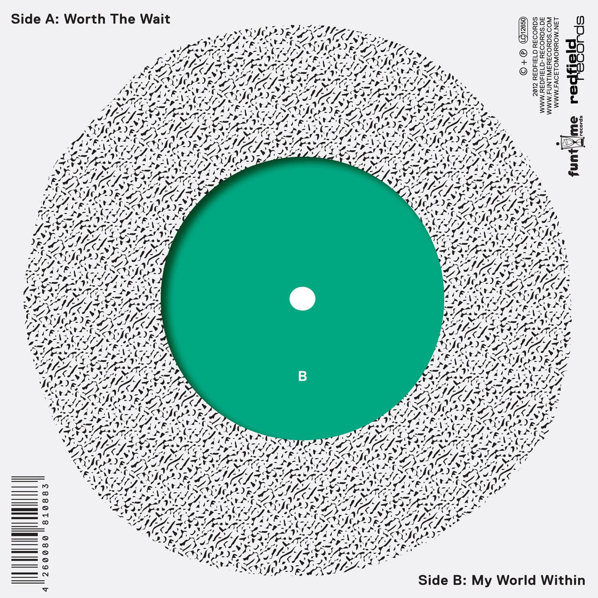 Face Tomorrow - Worth The Wait / My World Within 7" - Vinyl LP (2012) - Redfield Records