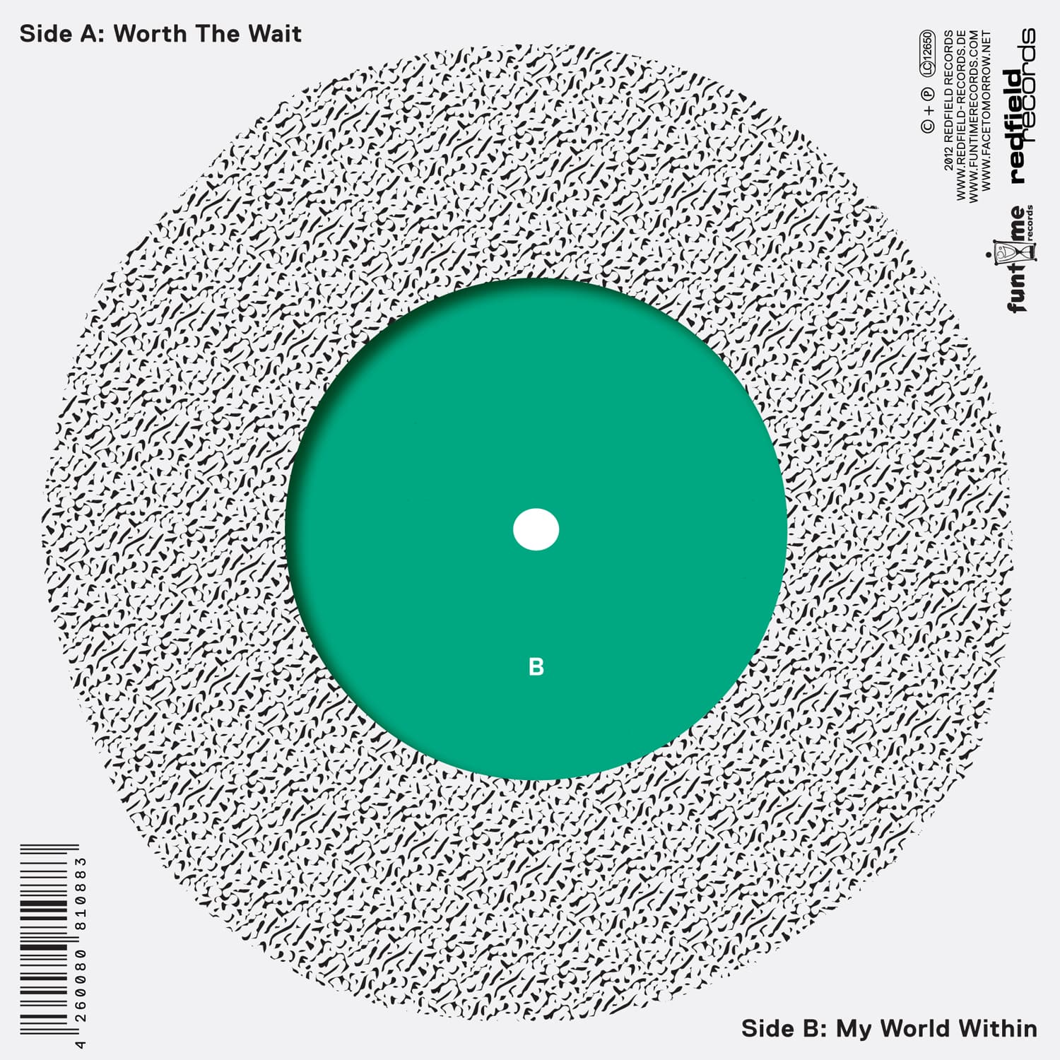 Face Tomorrow - Worth The Wait / My World Within 7" - Vinyl LP (2012) - Redfield Records