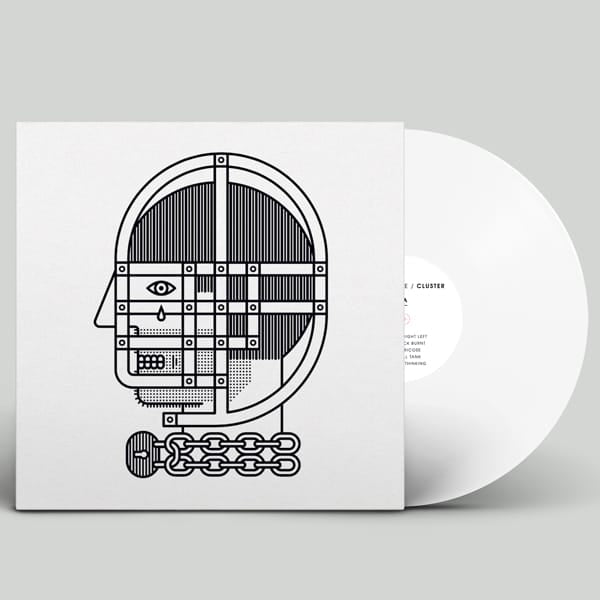Kids Insane - Cluster - White Vinyl LP (2017) - Redfield Records